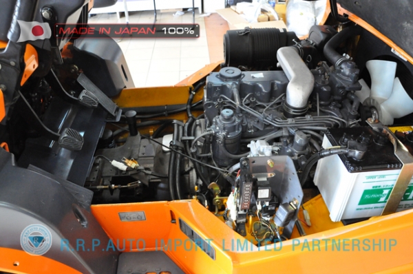 ขายรถโฟล์คลิฟท์มือสอง TCM รุ่น FD25T6H-39E00762 นำเข้าจากประเทศญี่ปุ่น 100\% ไม่เคยใช้งานในประเทศไทย