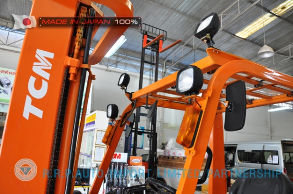 ขายรถโฟล์คลิฟท์มือสอง TCM รุ่น FD25T6H-39E00762 นำเข้าจากประเทศญี่ปุ่น 100\% ไม่เคยใช้งานในประเทศไทย