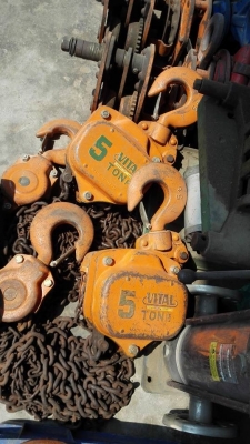 รอกโซ่มือสาวญี่ปุ่น VITAL Made in JAPAN 5 ตัน ยาว 3 m ของลงตู้สวยๆพร้อมใช้