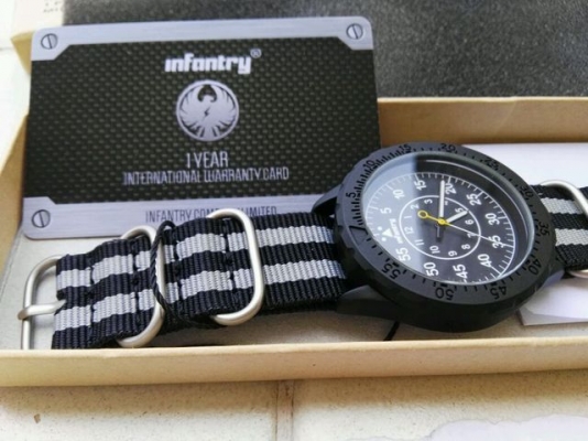 นาฬิกา infantry (ใหม่ยังไม่ใช้งาน) นาฬิกา infantry (ใหม่ยังไม่ใช้งาน)