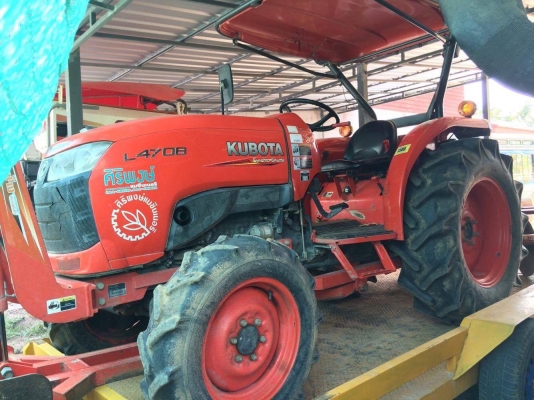 ขายคูโบต้า 47แรง ปี 57  เวลา 545ชั่วโมง อุปกรณ์ ดันหน้า+ผานพรวน พร้อมเล่ม