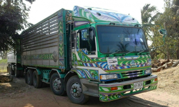ขาย 1,550,000 HINO PROFAI K13C 335 แรง แม่ดั้ม 12 ล้อ ลูกดั้ม 3 คาน ยาว 7 ม. ดั้มเกษตร อู่พรชัย ช่วงล่าง ZM 10 น๊อต 8 เกียร์(รถอยู่ นครปฐม) 090-772-3710 090-772-3708