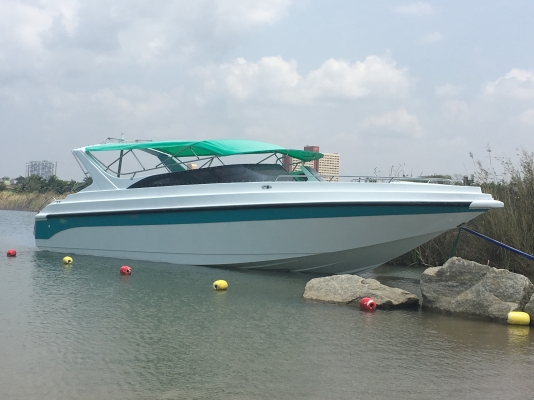 สำราญมารีน ขายเรือไฟเบอร์กลาส SR-29ฟุต หล่อใหม่