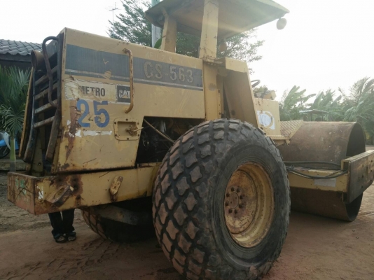 ขายรถบด Cat CS563 ขนาด 10 ตัน 2 เพลา สั่นสะเทือน เอกสารเล่มทะเบียน