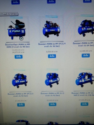 ขายปั๊มลมพูม่า 1/2 แรง