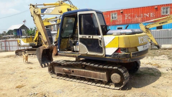 ขายรถแบคโฮ KOBELCO sk 100-3 เก่านอก 2 ปี ไฟฟ้าครบ เครื่องดี ปั้มแรง เองแน่น ช่วงล่างเต็ม เอกสารอินวอยซ์