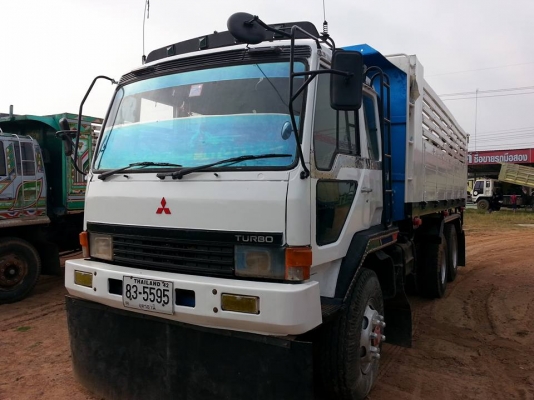 ขายรถดั้ม2เพลา MITSUBISHI FN527M-TF เครื่อง220เทอร์โบ เกียร์10สปีด เพาเวอร์ เบรกจิฟฟี่ สภาพสวยพร้อมใ