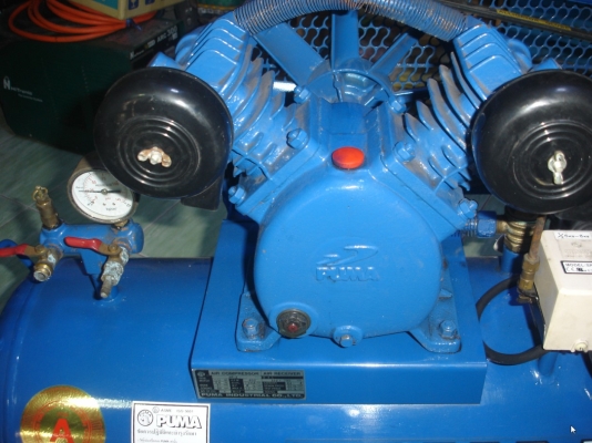 ขายปั๊มลม PUMA รุ่นPP-2 มอเตอร์มิซซูบิชิ 1/2 HP ถัง 64L