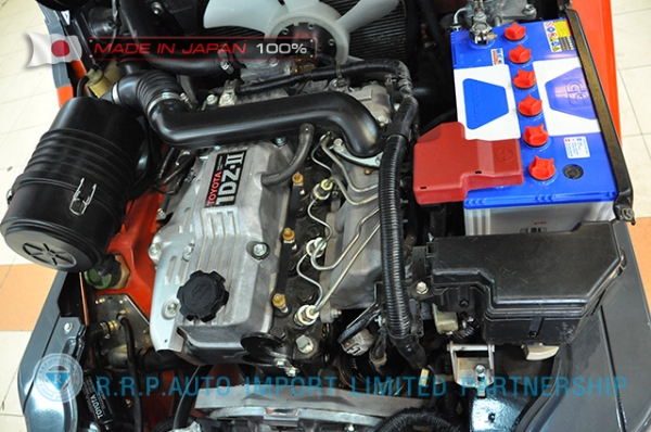 ขายรถโฟล์คลิฟท์มือสอง TOYOTA รุ่น 8FD15-10646 นำเข้าจากประเทศญี่ปุ่น 100\% ไม่เคยใช้งานในไทย