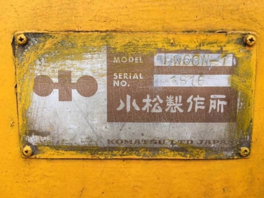 รถเก่านอก 1 อาทิตย์ 395,000 บาท KOMATSU PW60-1 สองเพลา เครื่องดี ปั้มแรง  เอกสารอินวอยท์  รถอยู่ จ.ร้อยเอ็ด โทร 098-1862844 อ๊อฟ 101 ไอดีไลน์ ja5657