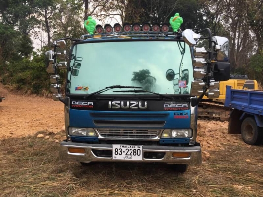 ISUZU DECA 195 ราคา 855,000 บาท (ต่อใหม่ 2 เดือน ) เเครื่อง 6HE1-195 แรง หัวบาง ยางดี คัสชีสวย เบรคทิฟฟี่ เพาเวอร์ แอร์เย็น เอกสารเล่มทะเบียน  รถอยู่ จ.ร้อยเอ็ด โทร&amp;ไอดีไลน์ 0610710295