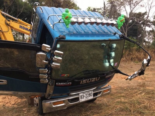 ISUZU DECA 195 ราคา 855,000 บาท (ต่อใหม่ 2 เดือน ) เเครื่อง 6HE1-195 แรง หัวบาง ยางดี คัสชีสวย เบรคทิฟฟี่ เพาเวอร์ แอร์เย็น เอกสารเล่มทะเบียน  รถอยู่ จ.ร้อยเอ็ด โทร&amp;ไอดีไลน์ 0610710295
