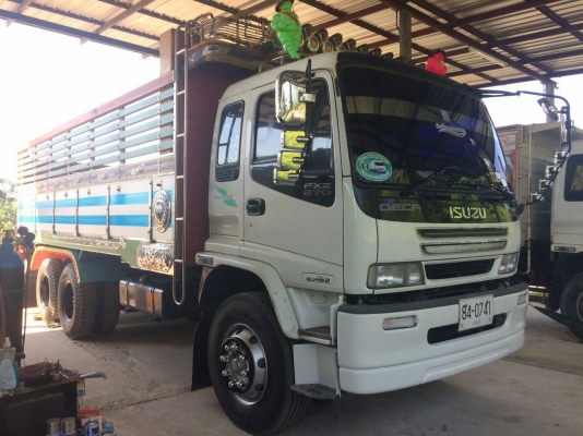 ขายสิบล้อดัมพ์ ISUZU เครื่อง 270 แรง ยูโรทู ปี 48 กระบะดัมพ์มิเนียม มีระบบลากพ่วง ทะเบียนพร้อม