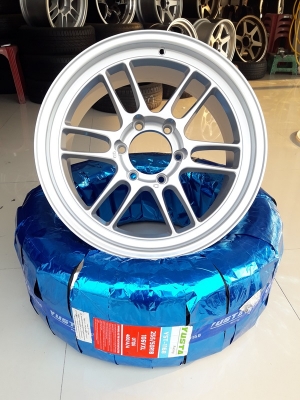ล้อใหม่RPF1 ขอบ18 6รู  พร้อมยางใหม่ YUSTA 4 ล้อ