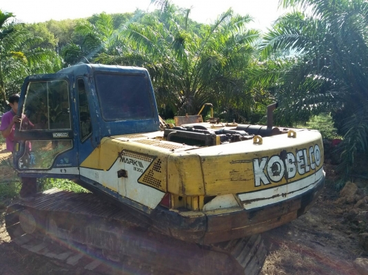 ขายรถแบคโฮพร้อมรถ 10 ล้อเทรลเลอร์ KOBELCO SK200-/// กับ มิตซูคัสซี FN225K เครื่อง HO7D 195 แรงม้า 2 