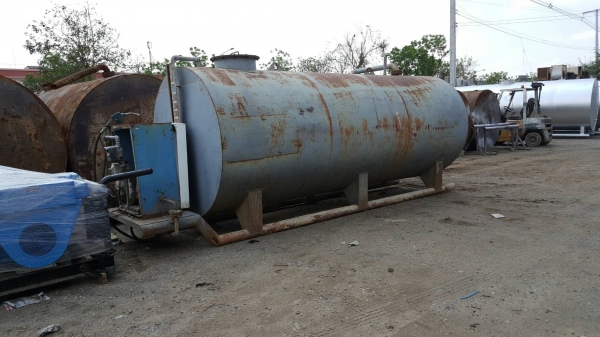 ถังน้ำมันขนาด 10660 ลิตรเข้ามาใหม่ รอเก็บงาน