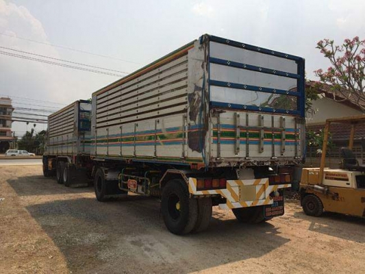ขายรถพ่วง ISUZU DECA 320 ปี 49 สภาพเดิมๆ ดัมพ์มิเนียม อู่สหกิจ แม่กระบะยาว 6.20 เมตร ตัวลูกสองเพลา ยาว 6.40 เมตร สภาพเดิมๆ เกียร์ไม่ดัง เฟืองท้ายไม่หอน