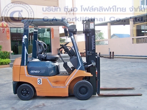 ขาย รถโฟล์คลิฟท์ TOYOTA รุ่น 7-FGL15