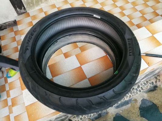 ยางขอบ 17 120 กับ 160 พีราลี่