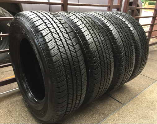 ยางถอดป้ายแดง Bridgestone 265 65 17 ปี15 ดอกเต็ม ไม่มีปะ เนื้อนิ่มๆ ใช้ยาว ราคาเร้าใจ