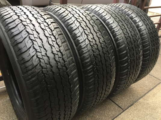 ยาง Dunlop 265 60 18 ปี16 ดอกเต็ม ใช้ยาว ราคาไม่แพง