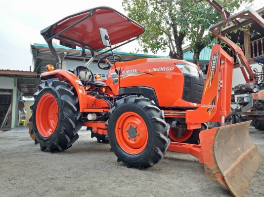 คูโบต้า L3608SP 4 WD  รถเกรด A ใบมีดตราช้าง ผานหลังช้าง ทำงาน 171 ชั่วโมง