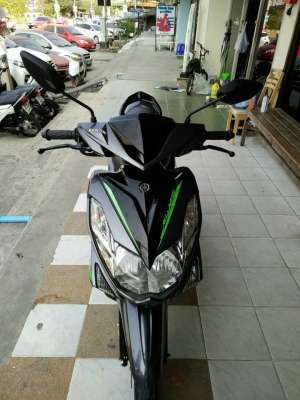 มีโอ 125 ไอ รุ่น GT สีเทาดำ ปลายปี 2556 สภาพสวย ประหยัดน้ำมันเป็นหัวฉีดแล้ว