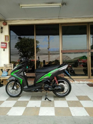 มีโอ 125 ไอ รุ่น GT สีเทาดำ ปลายปี 2556 สภาพสวย ประหยัดน้ำมันเป็นหัวฉีดแล้ว