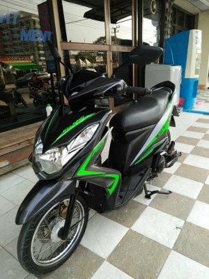 มีโอ 125 ไอ รุ่น GT สีเทาดำ ปลายปี 2556 สภาพสวย ประหยัดน้ำมันเป็นหัวฉีดแล้ว