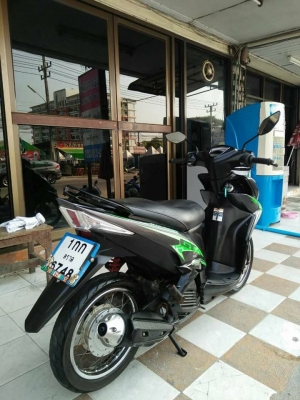 มีโอ 125 ไอ รุ่น GT สีเทาดำ ปลายปี 2556 สภาพสวย ประหยัดน้ำมันเป็นหัวฉีดแล้ว