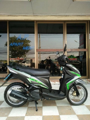มีโอ 125 ไอ รุ่น GT สีเทาดำ ปลายปี 2556 สภาพสวย ประหยัดน้ำมันเป็นหัวฉีดแล้ว