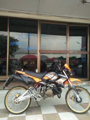 KSR สีส้ม ปี 2555 รถหล่อสปอร์ต เครื่องเดิม ขับดี
