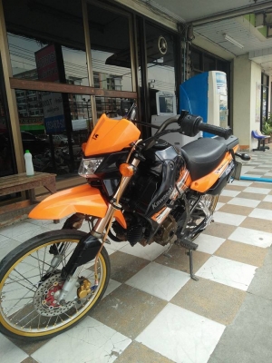 KSR สีส้ม ปี 2555 รถหล่อสปอร์ต เครื่องเดิม ขับดี