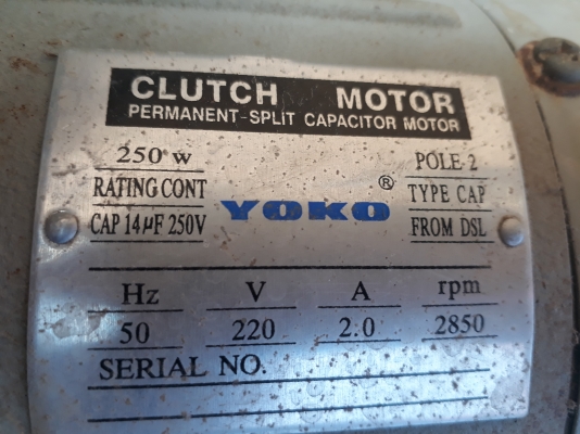 ขายมอเตอร์ไฟฟ้าจักรเย็บผ้าYoko  สวยๆพร้อมใช้งาน