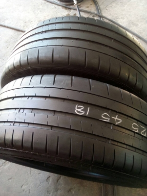 225/45R18 MICHELIN PILOT SUPER SPORT ปี15 ( ยางนอก FRANCE ) สวยๆ มี 2 เส้น tel.063-286-3551, 081-427 225/45R18 MICHELIN PILOT SUPER SPORT ปี15 ( ยางนอก FRANCE ) สวยๆ มี 2 เส้น tel.063-286-3551, 081-427