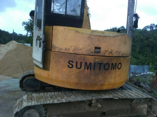 ขายรถแบคโฮ SUMITOMO 60 ไมล์ 4000 ชม.ราคา 350000 ขายรถแบคโฮ SUMITOMO 60 ไมล์ 4000 ชม.ราคา 350000