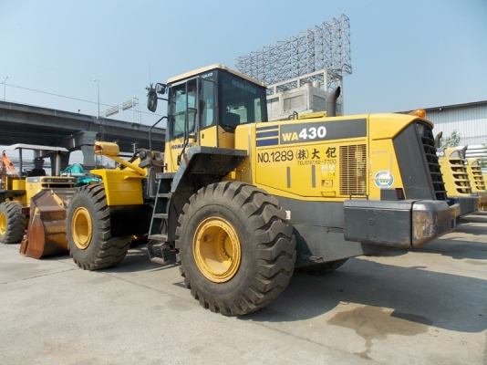 มาถึงแล้ว รถตัก KOMATSU WA430-5 รถนำเข้ามือ 2 จากญี่ปุ่นโดยตรง