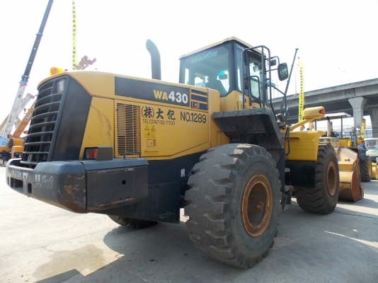 มาถึงแล้ว รถตัก KOMATSU WA430-5 รถนำเข้ามือ 2 จากญี่ปุ่นโดยตรง