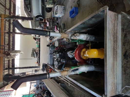 เรือรดน้ำสแตเลส 4เขาพร้อมใช้งานเครื่องยนต์ใหม่