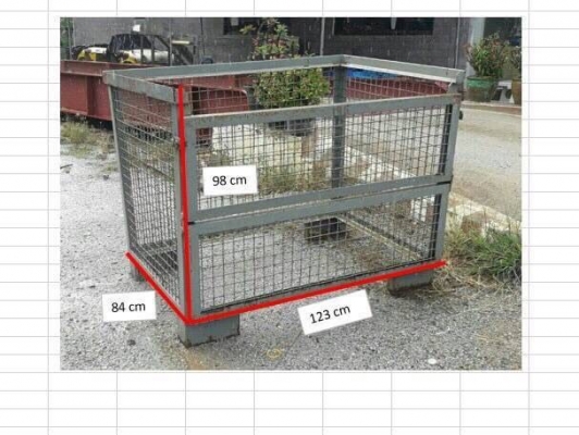 ขาย ตะกร้าเหล็ก สวยๆ พร้อมใช้งาน