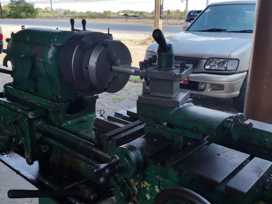 เครื่องกลึง 6 ฟุต 2 เพลา ไฟ 380 v. พร้อมใช้งาน ด่วนๆๆๆ เดินฟิต ปาดหน้าเรียบได้ ด่วนๆๆๆ 40,000