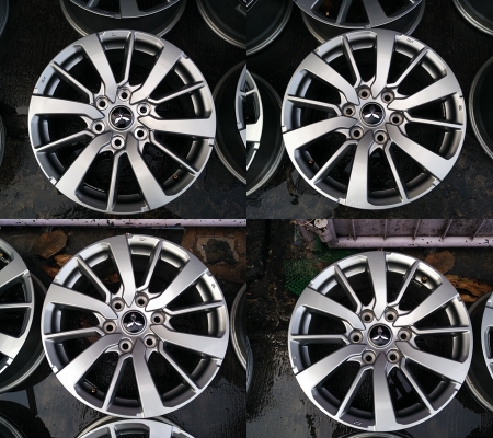 แม็ก New Pajero 18 สภาพถอดป้ายแดง มีรอยจากการ ยก-วาง บ้าง ไม่มีซ่อม ไม่มีเก็บงาน   ราคา 4 วง 7,500 บาท