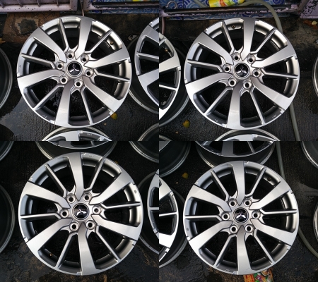 แม็ก New Pajero 18 สภาพถอดป้ายแดง มีรอยจากการ ยก-วาง บ้าง ไม่มีซ่อม ไม่มีเก็บงาน   ราคา 4 วง 7,500 บาท