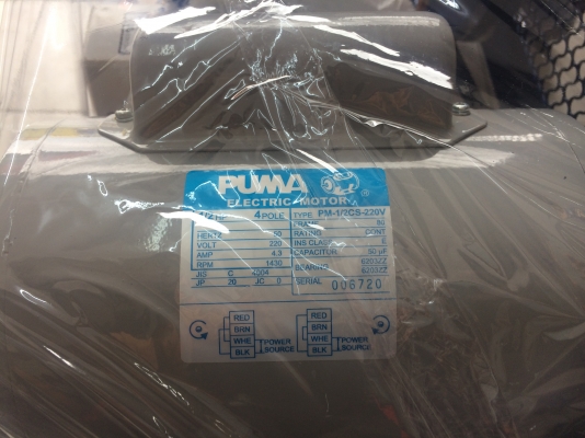 ปั้มลม puma รุ่นใหม่  PP-2 1/2 hp ของใหม่