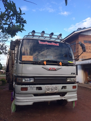 พ่วง 18 ล้อ HINO 3H เครื่อง P11C 320 แรง กระบะเหล็ก-ดั้ม / รถพร้อมใช้ 1.3 ล้าน