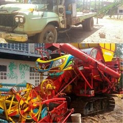 ขายรถเกี่ยวข้าว เกษตรพัฒนาเงินมีปี53เครื่อง195พร้อม6ล้อหัวยาวลาก แชชซีสวย ใบซื้อขาย