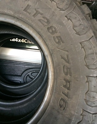ขายยาง Mud 285/75/16 ของใหม่ลบตรา ราคา
