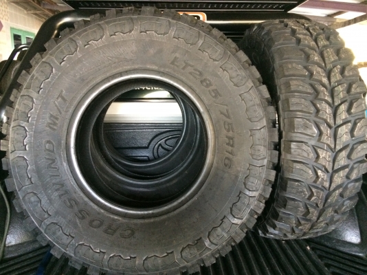 ขายยาง Mud 285/75/16 ของใหม่ลบตรา ราคา