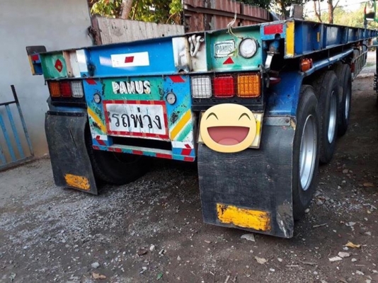 ขายหาง 3 เพลาพื้นเรียบ