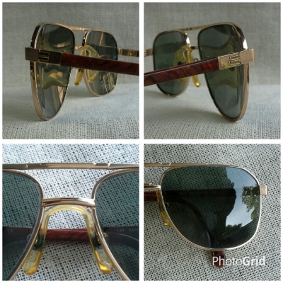 แว่นตาอิตาเลียนวินเทจระดับตำนาน!  ซุปเปอร์เก่าเก็บทศวรรษที่ &#039;80s  Vintage SFEROFLEX handmade in Italy  บิ๊กไซซ์!